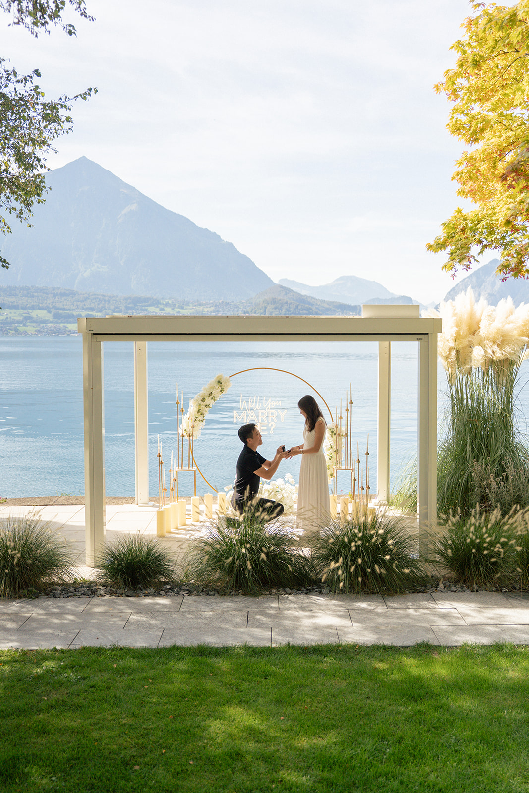 Lake Thun - Marriage Proposal - Proposal Planner - Thun - Les Entremetteuses Swiss