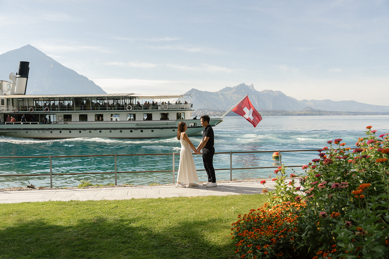 Lake Thun - Marriage Proposal - Proposal Planner - Thun - Les Entremetteuses Swiss