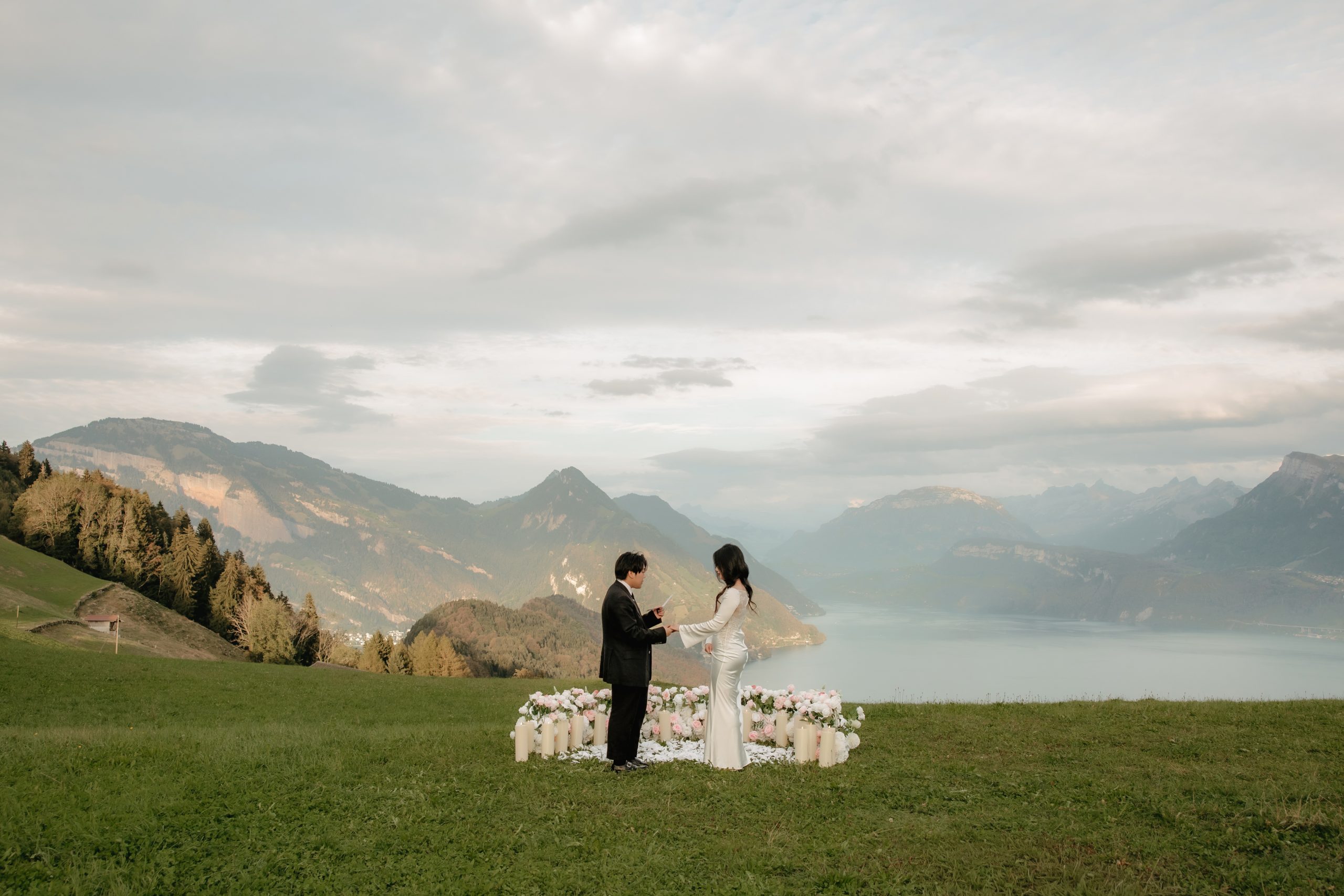 Marriage Proposal - Switzerland - Demande en mariage Suisse - Villa Honegg - Lucerne - Les Entremetteuses Swiss